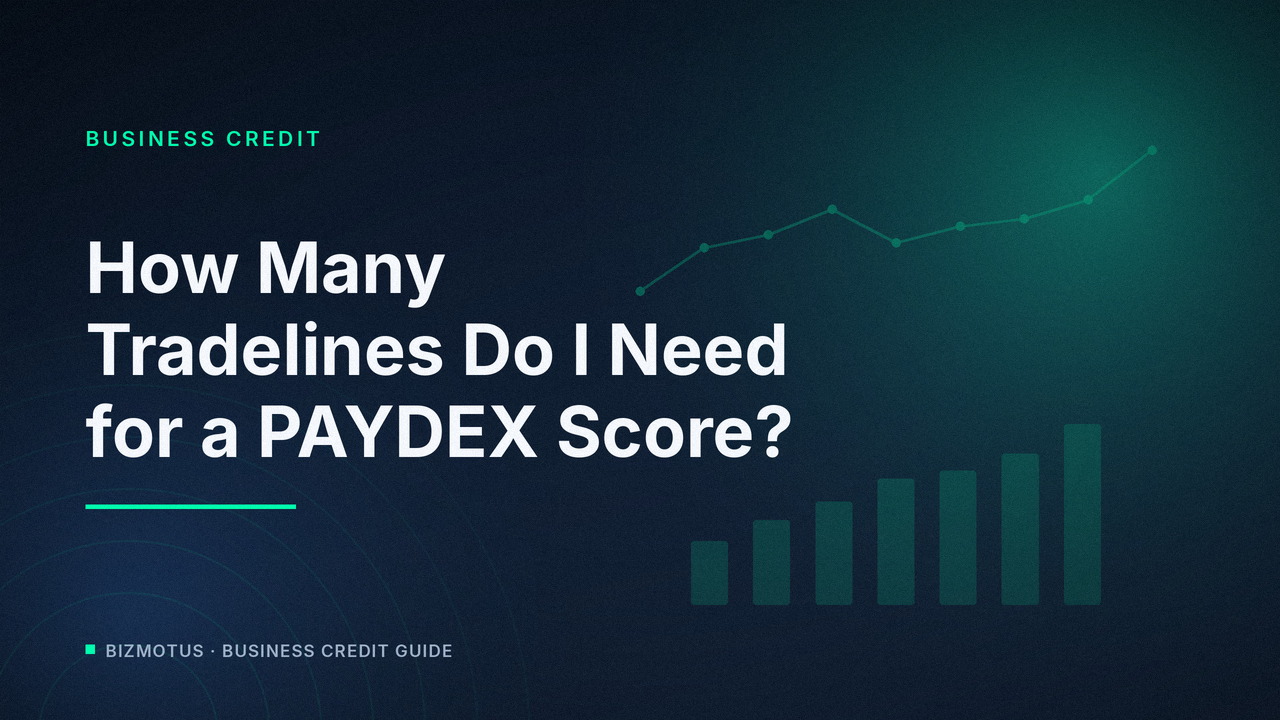 How Many Tradelines Do I Need for a Paydex Score?